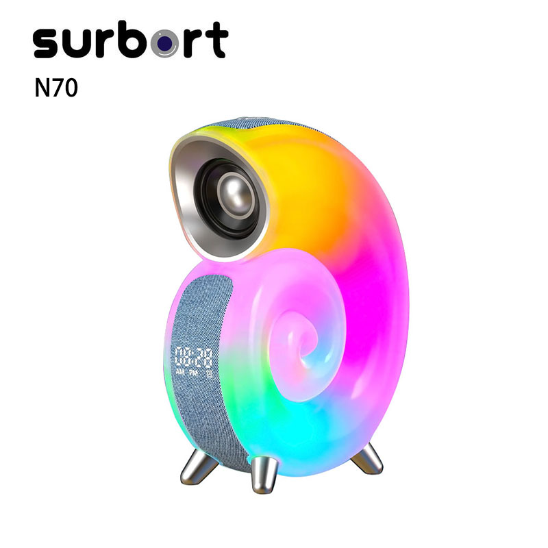 Surbort LED Bluetooth Speaker, LED Desk Lamp Speaker, Portable Bluetooth Speaker, Wireless Bluetooth Speaker, Stereo Speaker