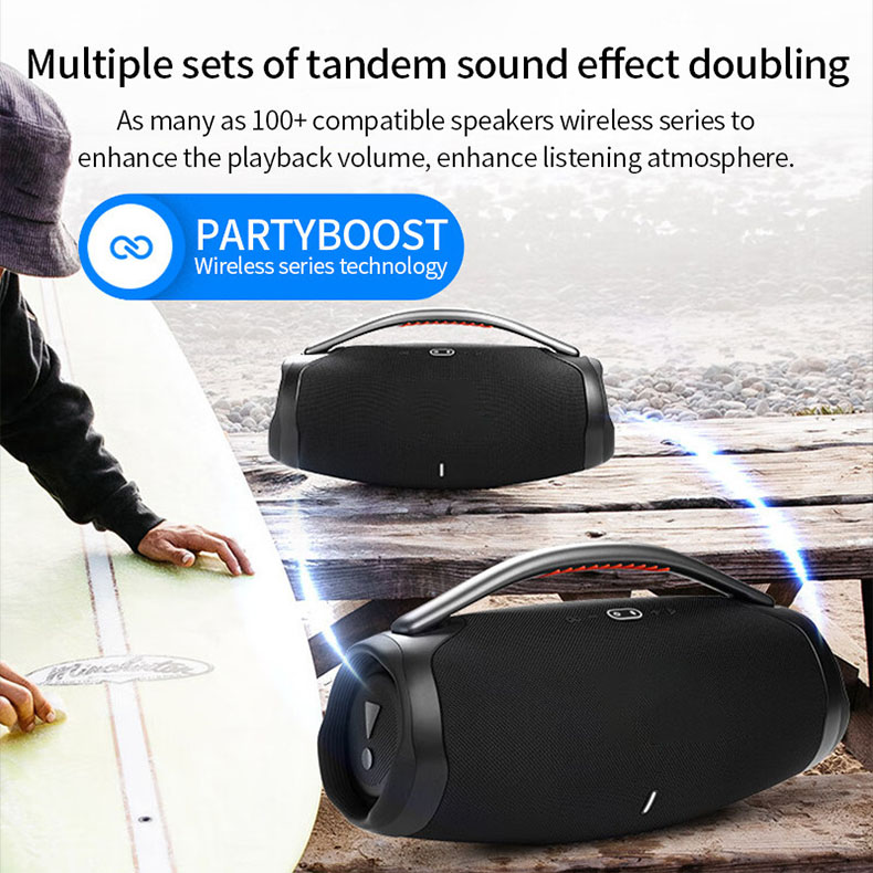 Portable Bluetooth Speaker, BOOMBOX 3 Speaker, Outdoor Bluetooth Speaker, Subwoofer, Wireless Bluetooth Speaker