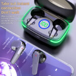 Surbort M80 Bluetooth Headset, Wireless Headset, Digital Bluetooth Headset, TWS Wireless Headset, Semi-In-Ear Headset