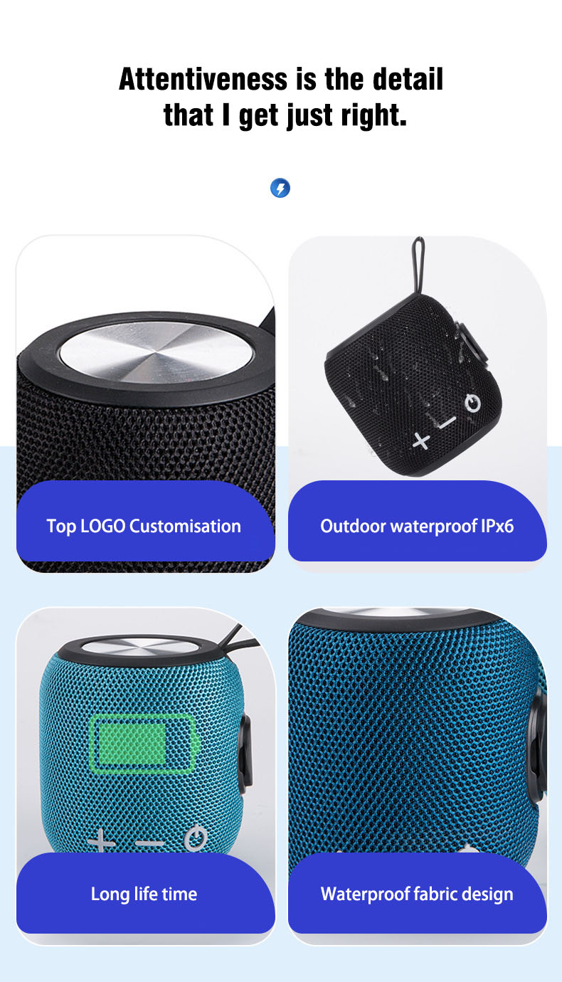 Surbort Outdoor cycling bluetooth speaker, portable wireless bluetooth audio, waterproof bluetooth speaker, subwoofer speaker