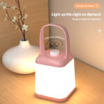 Surbort Portable Wireless Lighting Rechargeable Desk Lamp, Super Bright LED 6500K, 3 Color Lighting Modes